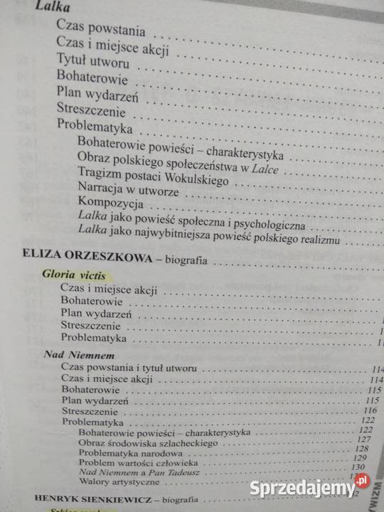 Pozytywizm polski matura Warszawa