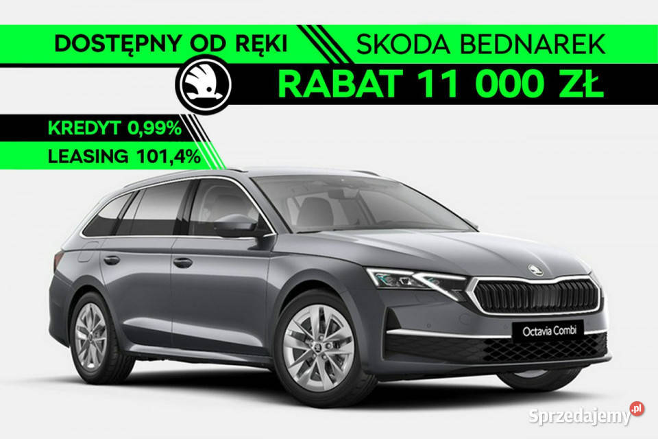 koda Octavia Combi Drive Selection mHEV 15 TSI wspomaganie kierownicy Łódź