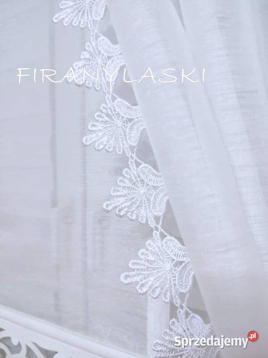 Zestaw zasłony panel ażur firany gotowe firanki Łowicz sprzedam
