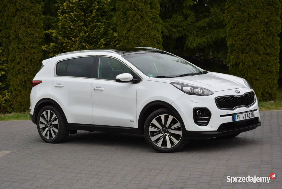Kia Sportage Biała Perła JBL Panorama Radar ACC czujnik zmierzchu mazowieckie Ostrów Mazowiecka sprzedam