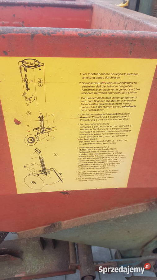 Sadzarka Gruse taśmowa nieuszkodzony Bochnia sprzedam