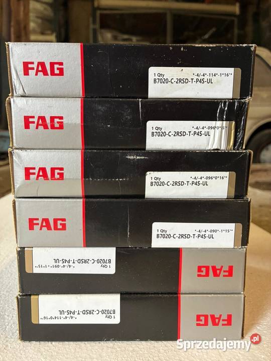 Łożysko B 7020 C2RSDTP4S FAG Miodary