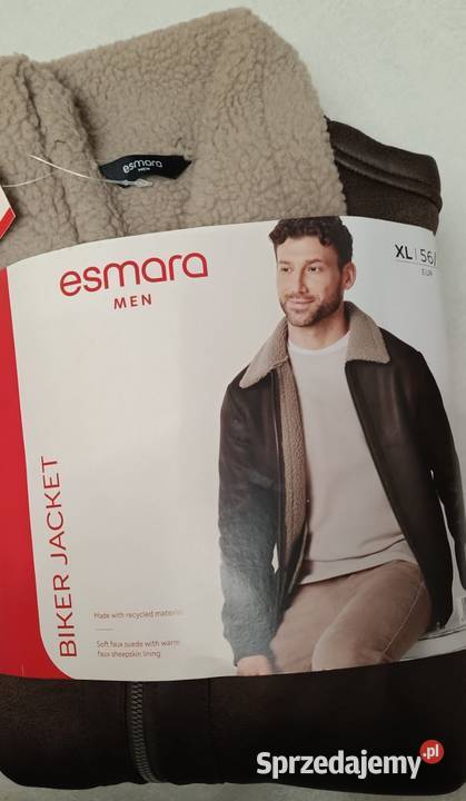 ESMARA Men kurtka męska biker kolor brązowy Ełk