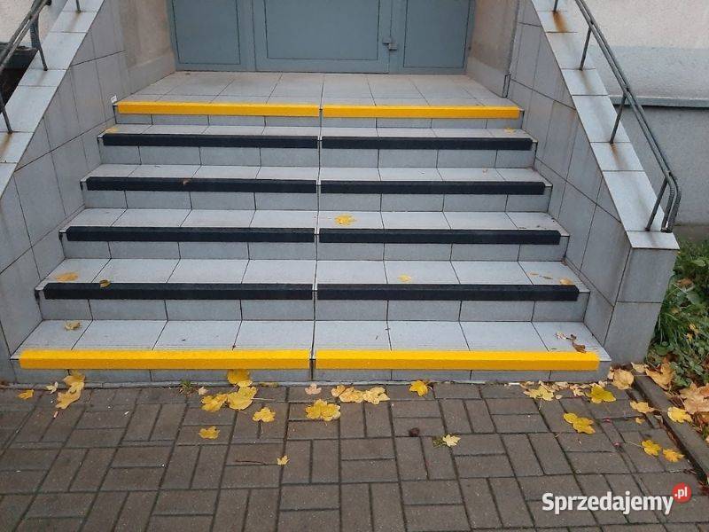 Zabezpieczenia antypoślizgowe na schody wym Warszawa