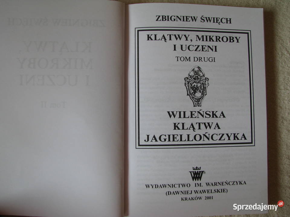 Z Święch Klątwy mikroby i uczeni Autograf autora historia, archeologia Brzegi