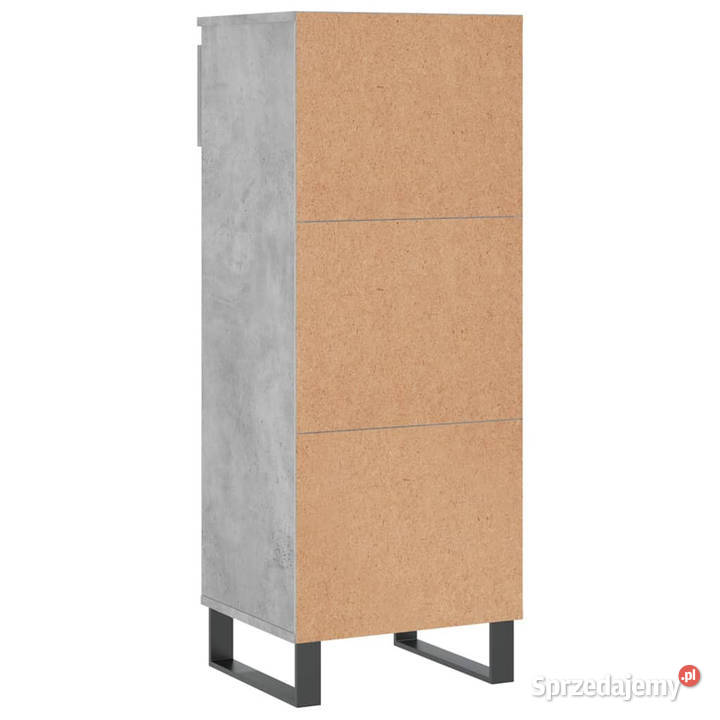 Szafka na buty szarość betonu 40x36x105 WM831472 mazowieckie Warszawa