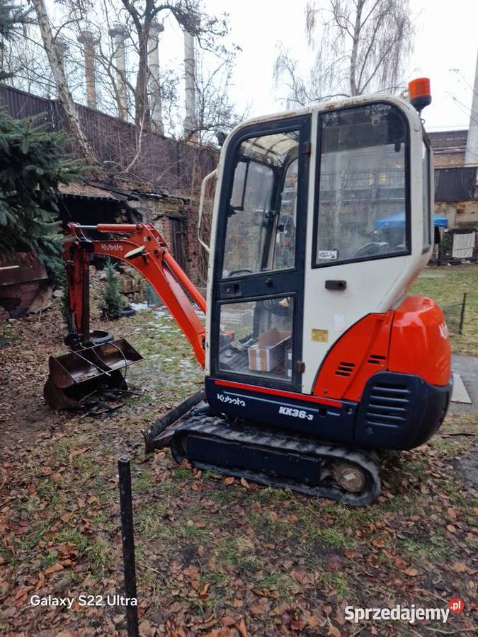 Sprzedam minikoparka kubota kx 363 Chorzów