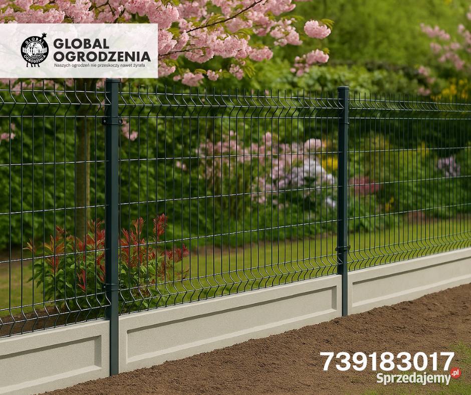 Ogrodzenie panelowe 153 podmurówka 25 Popularny Warszawa