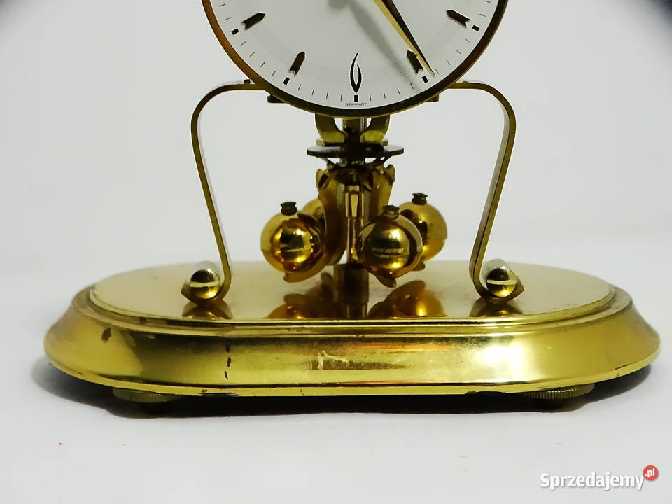 Niemiecki zegar mechaniczny rocznego torsyjny lubelskie Biłgoraj