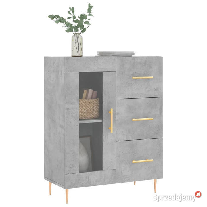 Szafka szarość betonu 695x34x90 materiał Warszawa