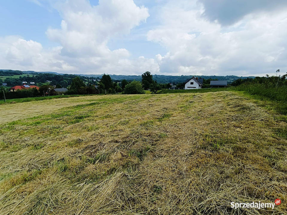 Działka pod zabudowę z piękną panoramą w Domaradz