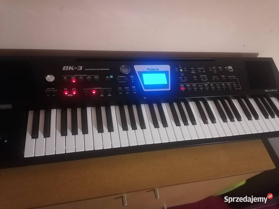Sprzedam keyboard ROLAND BK 3 pomorskie Brusy sprzedam