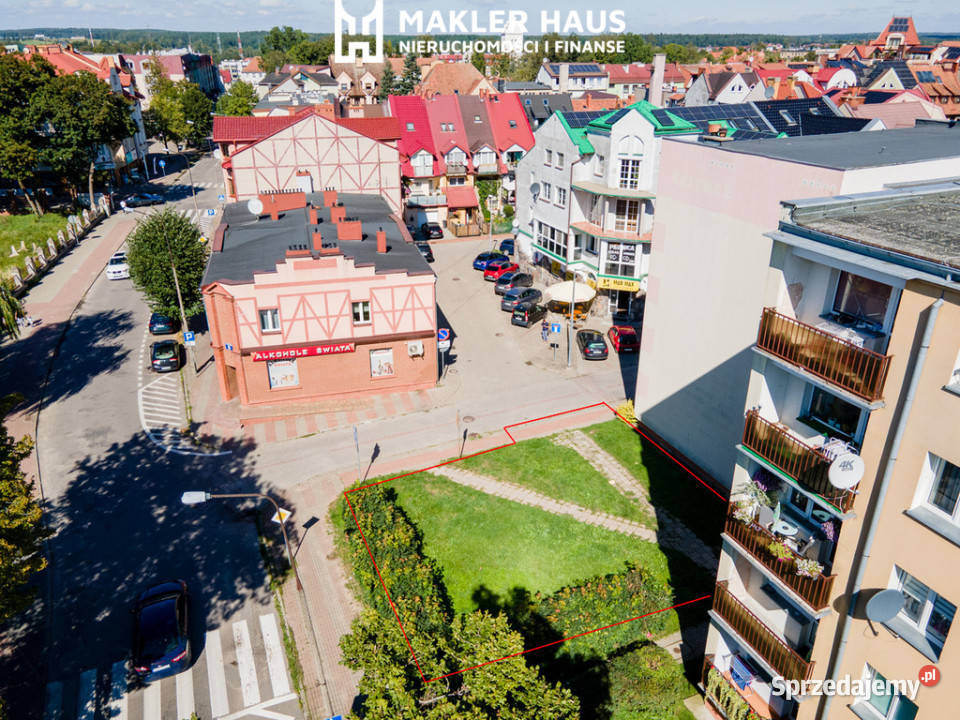 Działka w Centrum miasta asfalt Gołdap