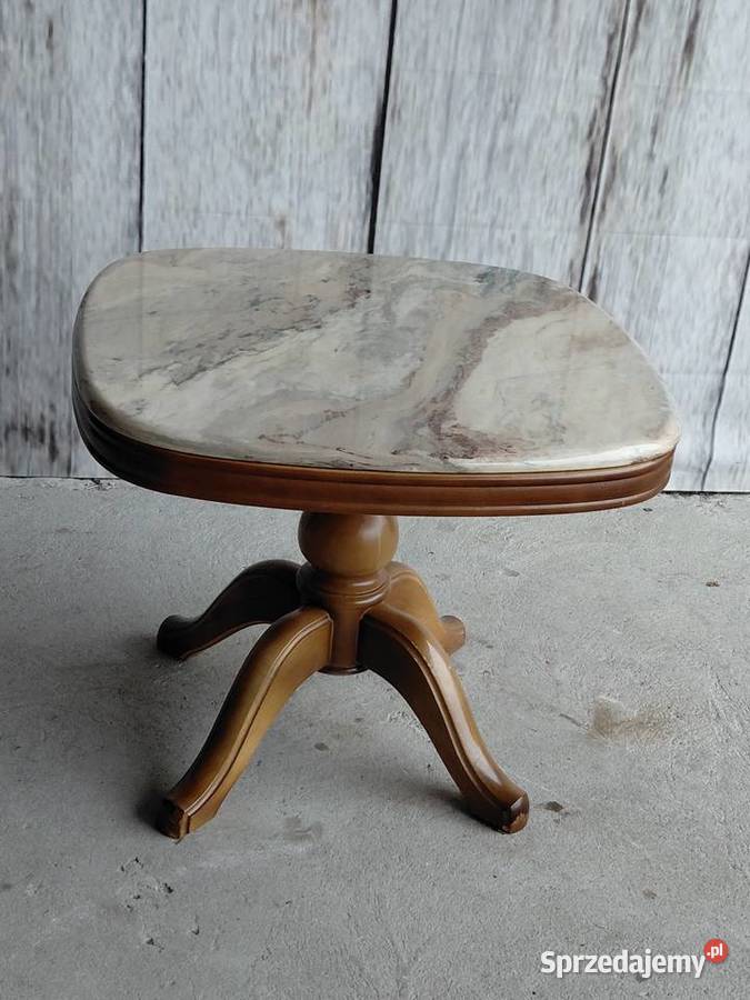 stolik kawowy z kamiennym blatem 325 Byczyna