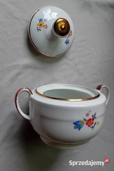 Cukiernica art deco z motywani kwiatowymi Koźminek