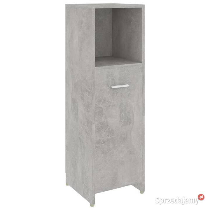 vidaXL Szafka łazienkowa szarość betonu 30x30x95 Warszawa