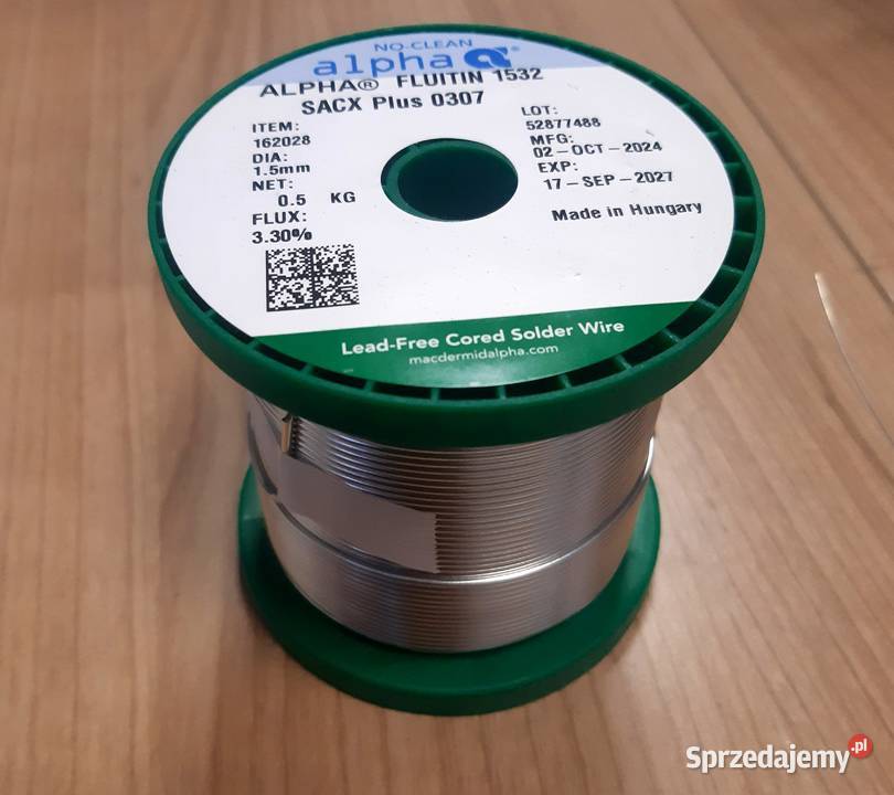 Cyna ALPHA FLUITIN 1532 SACX Plus 0307 15mm 05 Dąbrowa Górnicza