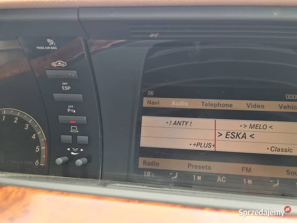 MercedesBenz S320 diesel 4matic 2 właścicieli w warmińsko-mazurskie Olsztyn