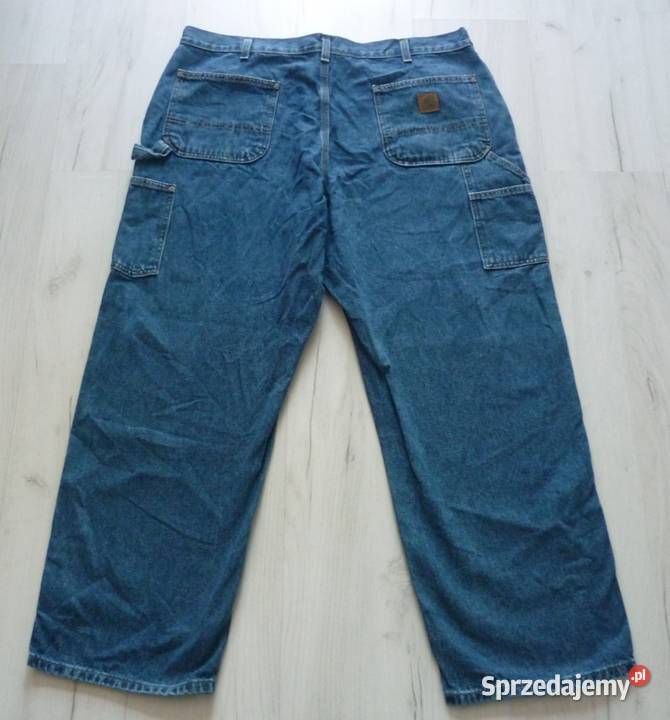 Duże męskie spodnie jeansowe CARHARTT jeans Nowe Warpno