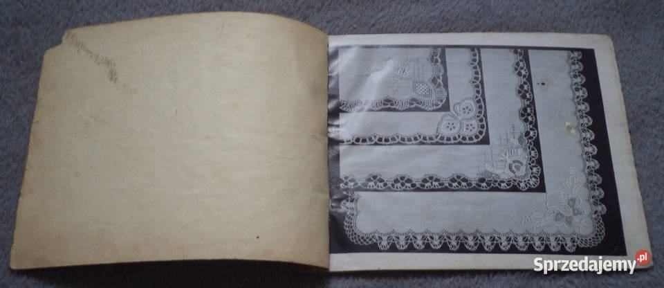 Nowoczesne szydełkowane chusteczki do nosa Antykwariat Piekary Śląskie