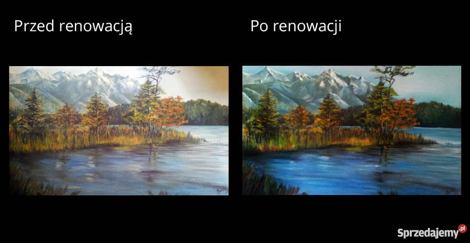 Renowacje obrazów retusz zdjęć rysunków Bielsko-Biała