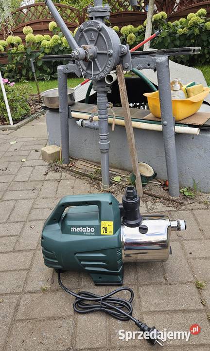 METABO Pompa ogrodowa 6000 lh 55 bar p 6000 inox dolnośląskie Wrocław