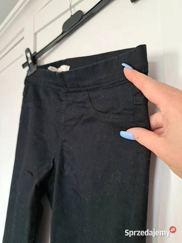 czarne rurki HM uniwersalny styl 34 Spodnie sprzedam