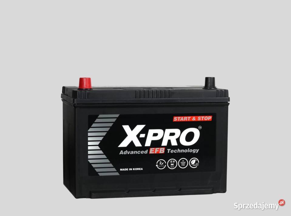 Akumulator XPRO EFB 80Ah 800A EN Japan Lewy Plus Układ elektryczny Łódź