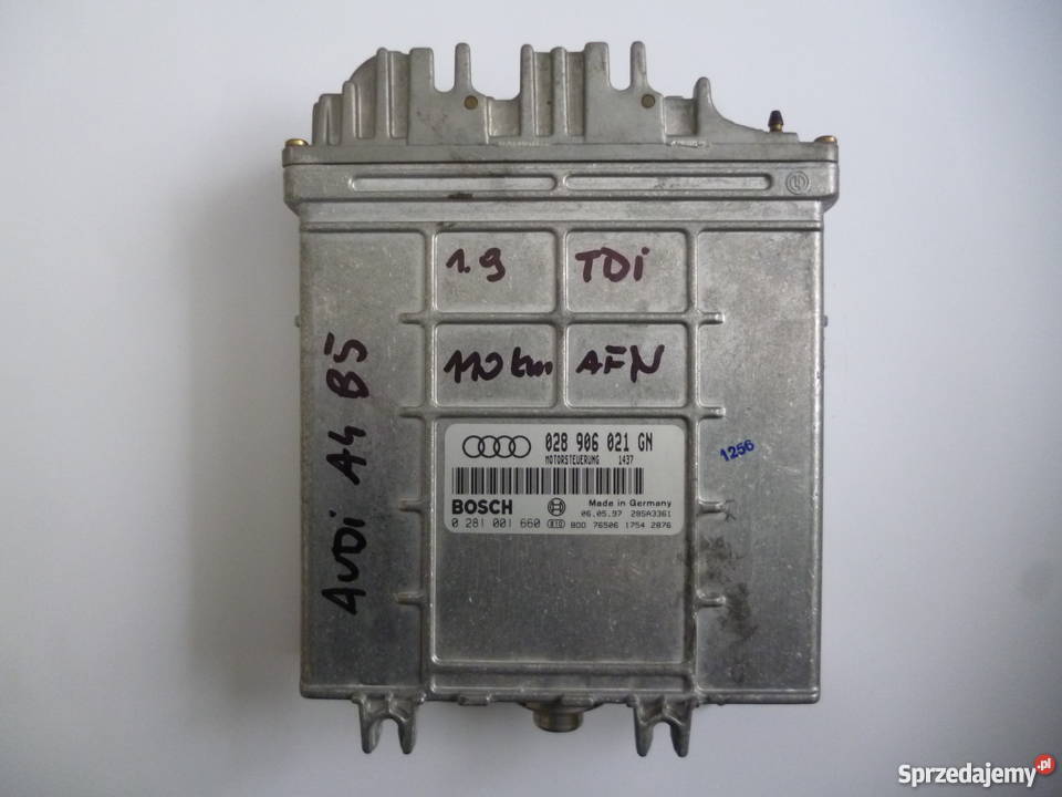 KOMPUTER STEROWNIK SILNIKA AUDI VW SEAT FORD Układ elektryczny Brzozów