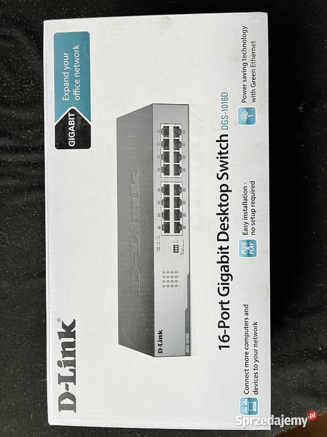 Switch DLINK DGS1016D Internet i komunikacja Szczecin