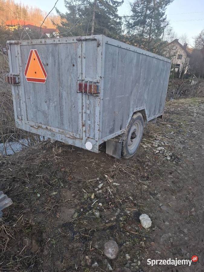 Sprzedam przyczepkę nieuszkodzony Przyczepy rolnicze Maszyny rolnicze Nowy Sącz