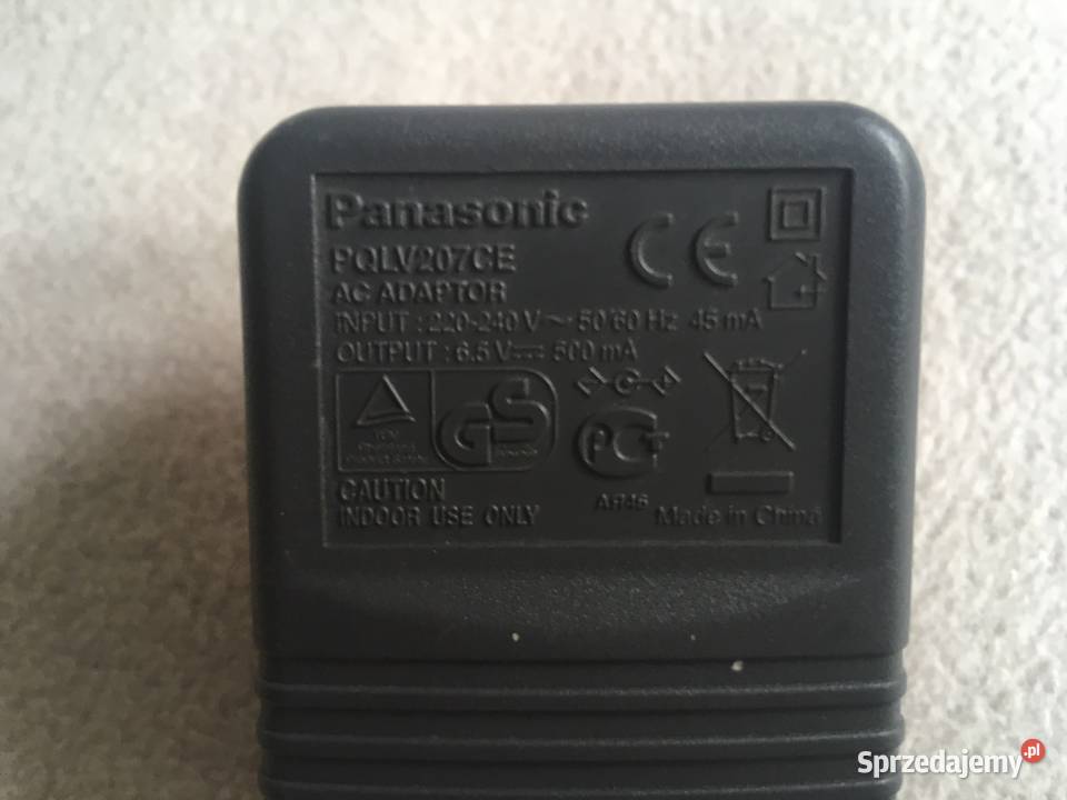 Zasilacz telefonu Panasonic 65 V PQLV 207CE Elektronika Kołobrzeg