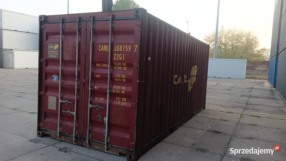 Kontener Morski Magazynowy Budowlany 20DV Białystok