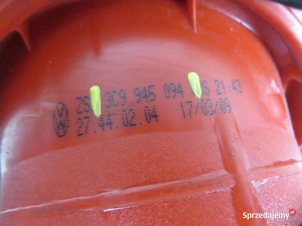 LAMPA PRAWA TYLNA KLAPA VW PASSAT B6 3C9945094 małopolskie