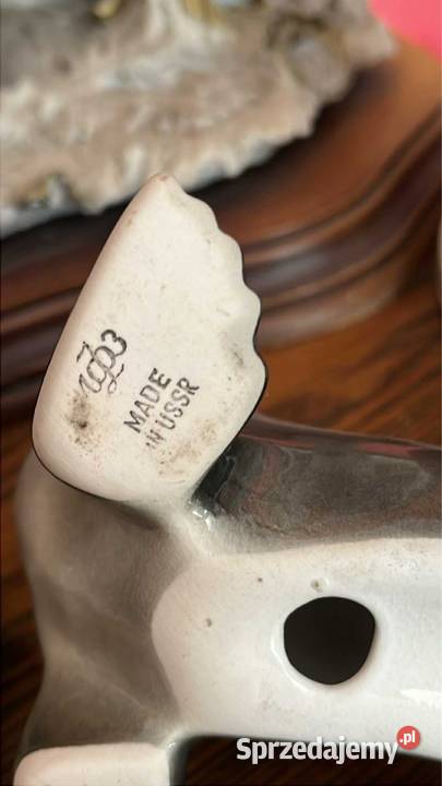 Foka figurka z Fabryki Łomonosowa est 1744 Gdańsk