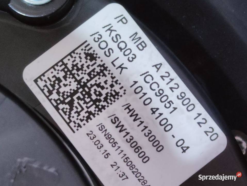Manetka Przełącznik Zespolony Mercedes W212 Lift Pleszew