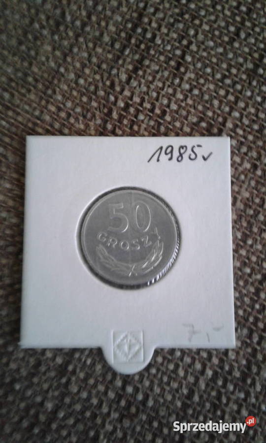 50 groszy 1985 r PRLokoło mennicza