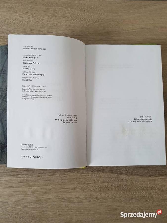 Coelho Piąta góra Weronika postanawia umrzeć