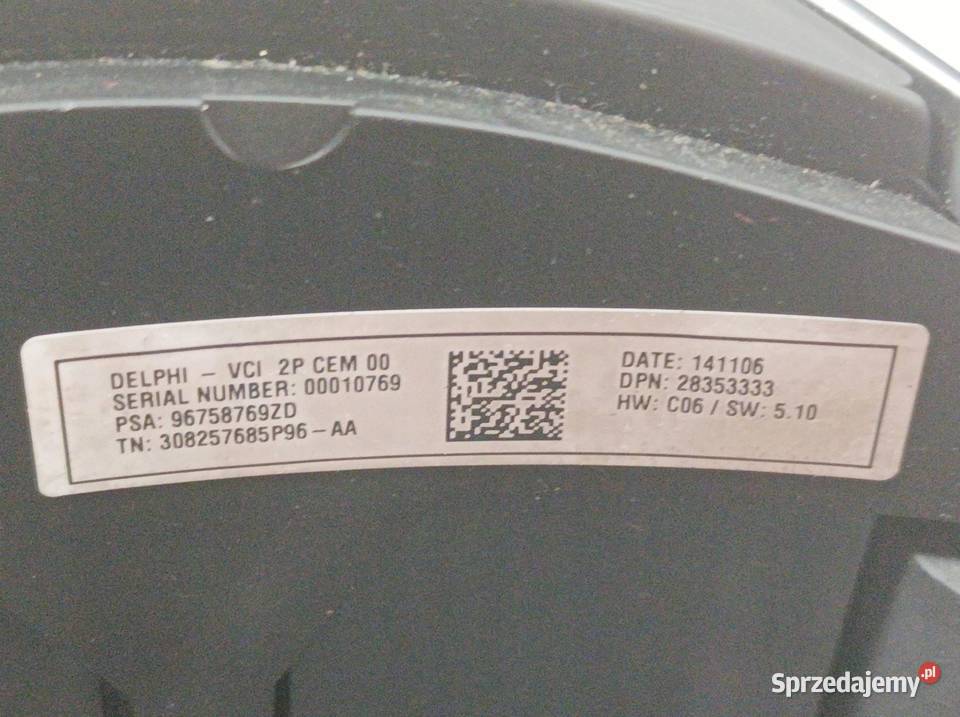 KIEROWNICA 98115384ZD Citroen DS4 I 2010 Wyposażenie wnętrza świętokrzyskie