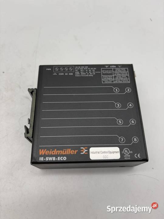 Weidmuller IESW8ECO 8Port Switch Warszawa sprzedam