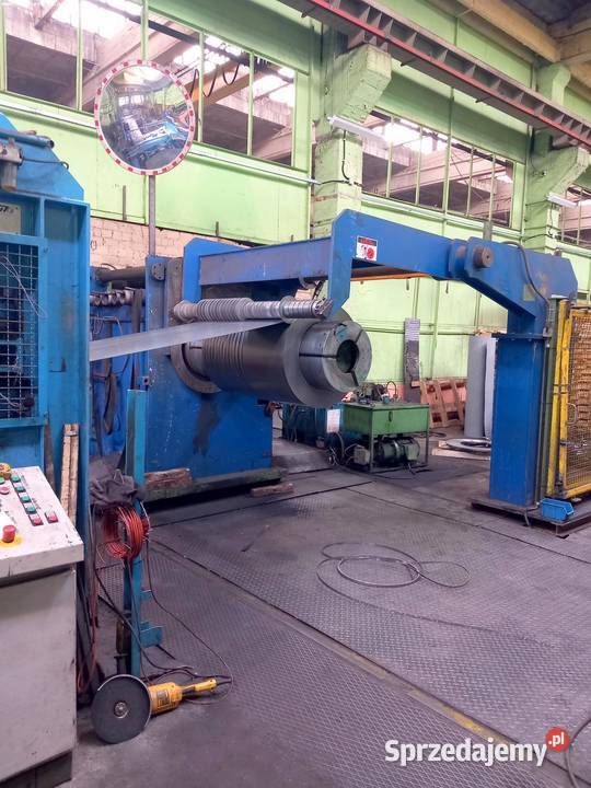 Linia do rozkroju wzdłużnego blachy CINCINNATI Produkcja Jelenia Góra sprzedam