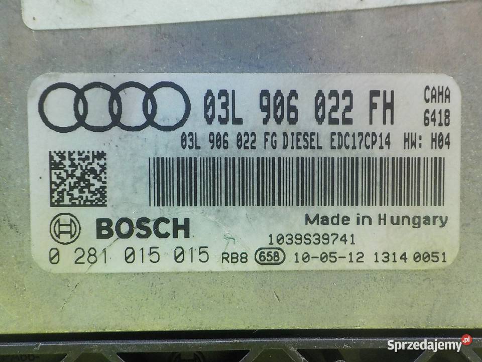 A6 C6 LIFT 20 TDI AUT 10r SEDAN 4D sterownik Suków