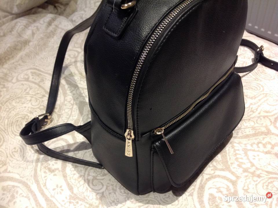 Plecak Czarny Skórzany Damski AMISU Nowa Sól