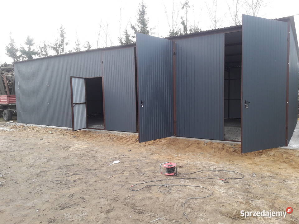 Garaż Blaszany OCYNK Magazyn Wiata Garażowa Hala Wyszków