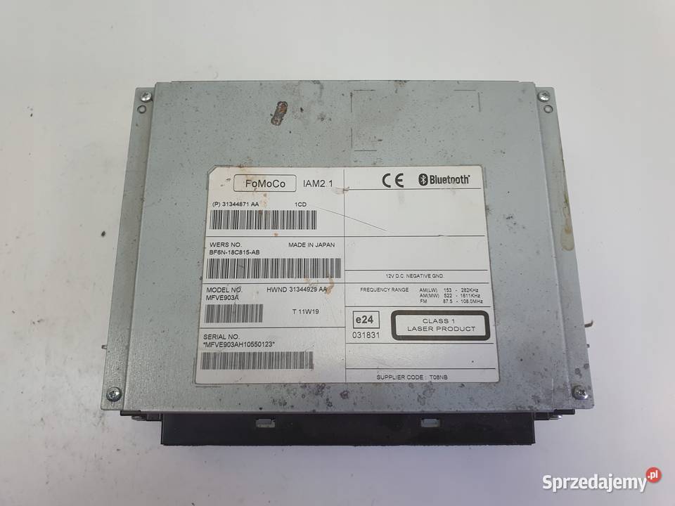 Volvo V40 II V60 S60 II CZYTNIK PŁYT CD radio