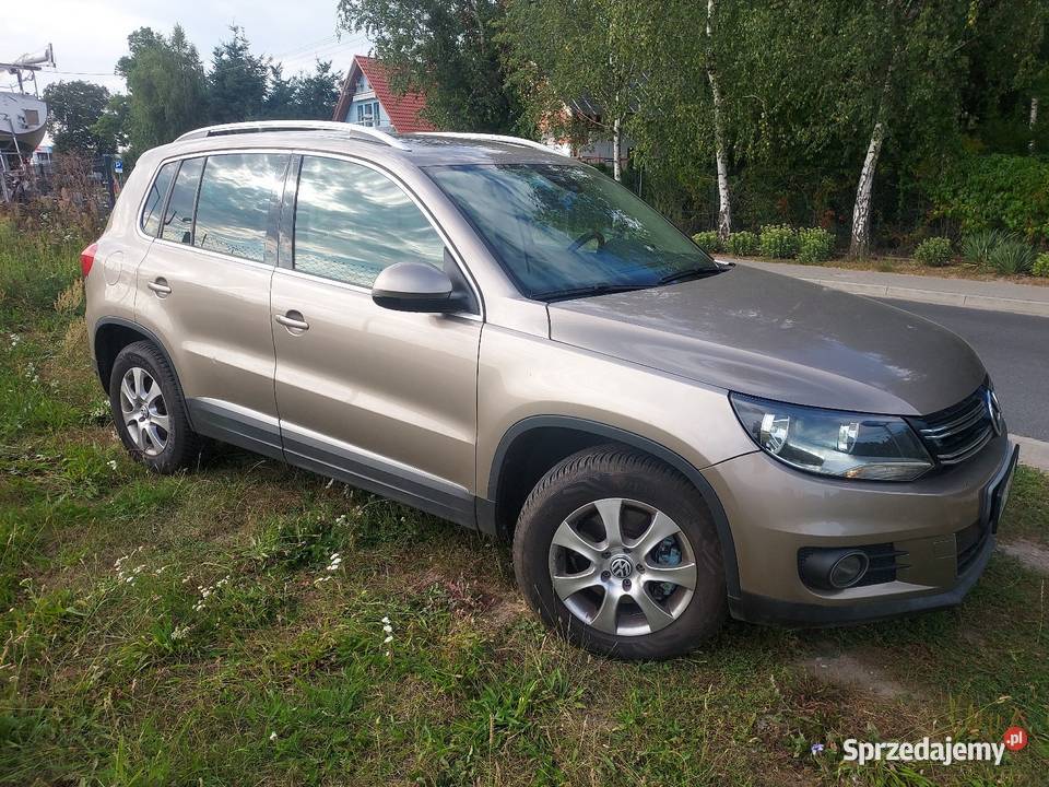 VW TIGUAN 20 TSI 4MOTION 4X4 panorama skóra światła przeciwmgielne Poznań