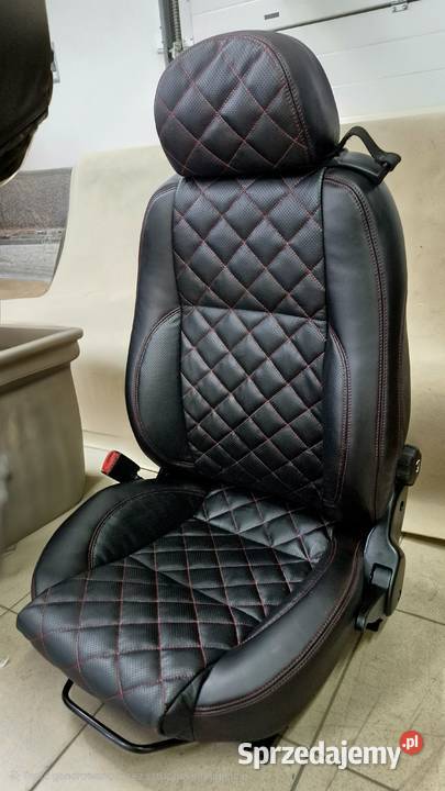Fotele Fiat Barchetta Nowa skóra Barchetta Samochody osobowe Śmigiel