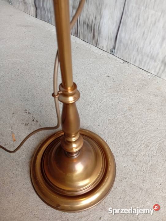lampa podłogowa 253 mosiężna Byczyna