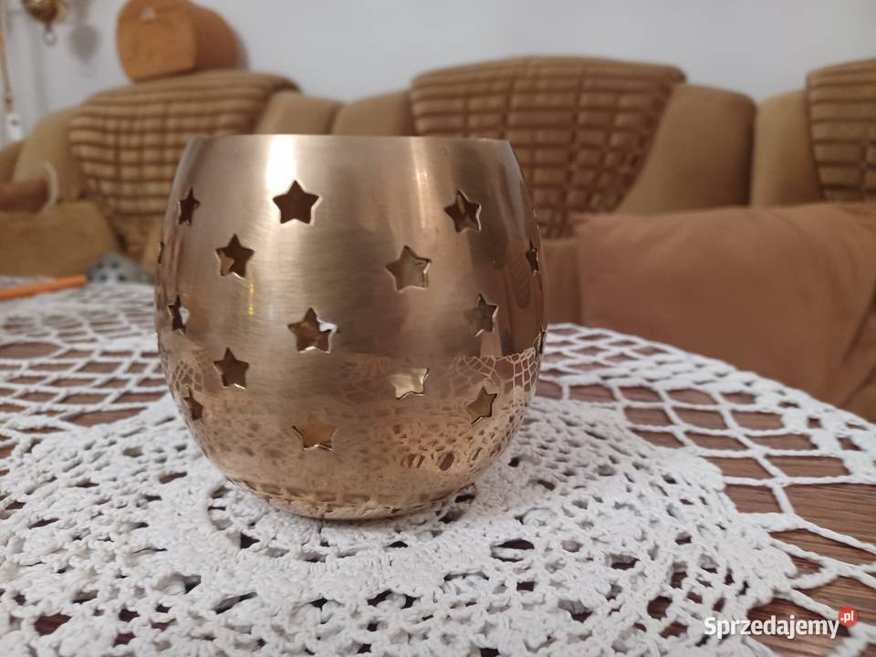 Piękny lampion mosiężny Kolekcja Dom i Ogród Poznań