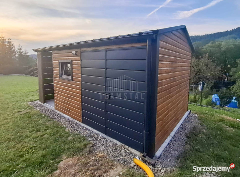Schowek domek ogrodowy 4x25m wiata 2m brama małopolskie sprzedam